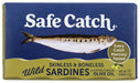 SAFECATCH: Skinless And Boneless Wild Sardines In Extra Virgin Olive Oil, 4.4 oz