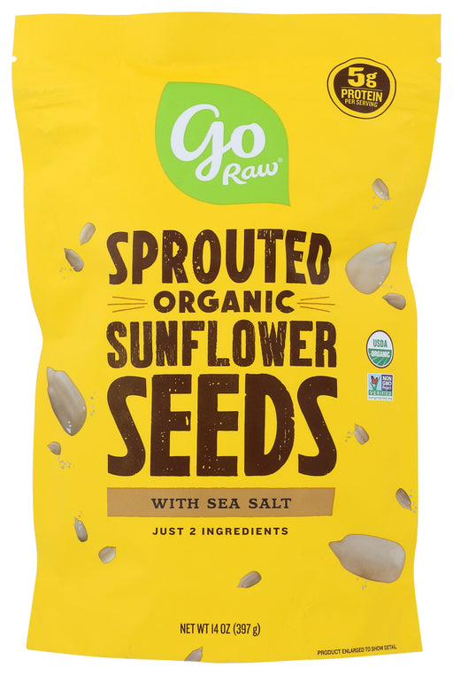 All sunflower seeds are not created equally. Most conventional seeds are soaked in oil and roasted until most of the nutrients are cooked out. Ours are raw, sprouted and finished with just a dash of Celtic Sea Salt®, so they taste great and are easier to digest, and far less of the delicate nutrients are destroyed in processing.

Sprouted sunflower seeds are a good source of Protein, Magnesium, Copper, and Manganese.