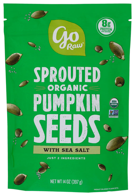 These seeds are far more than a post-pumpkin-prepping afterthought “ say that five times fast; it's fun. Pumpkin seeds are a tasty alternative to nuts.

Sprouted pumpkin seeds are a good source of Protein, Iron, Magnesium, Copper and Manganese.