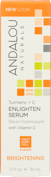 Fruit Stem Cell Complex, turmeric, and Vitamin C effectively &lsquo;lighten, tighten, and brighten' by targeting hyperpigmentation and UV damage, swiftly neutralizing free radicals, while activating collagen and elastin for even tone and a firmer, smoother complexion.

Non GMO
Cruelty-Free
Gluten-Free
Vegan
