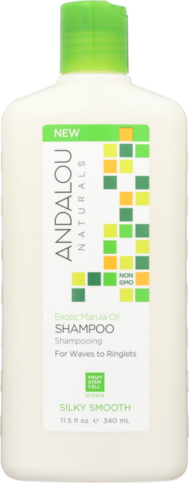 This Exotic Marula Oil Silky Smooth Shampoo is formulated with our patented Fruit Stem Cell complex and exotic Marula Oil, and works into a mild, low foam designed to hydrate, tame and soften unruly tresses. Containing powerful antioxidants and replenishing oleic acids, this gentle, Color-safe shampoo nourishes and conditions even curly, course and defiant hair, helping to leave it smooth, sleek and with luxurious shine.