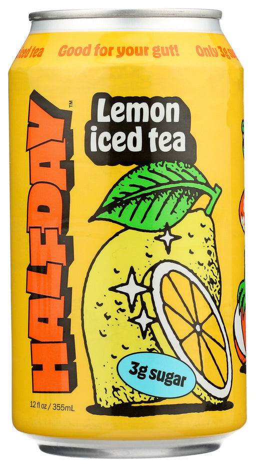 HALFDAY: Tea Black Lemon Tonic, 12 fo - No Brand For Less 