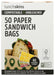 LUNCHSKINS: Paper Sandwich Bag Avocado, 50 ct