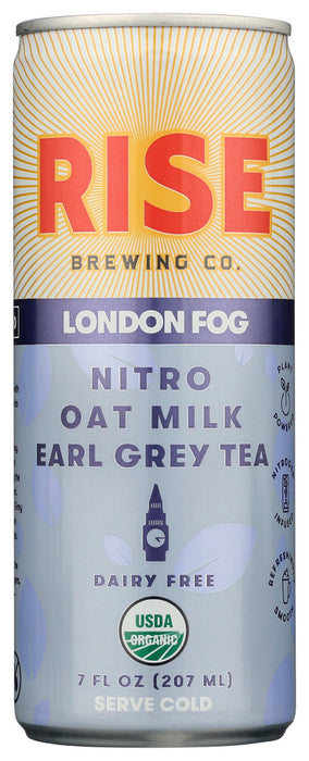 RISE BREWING CO: London Fog Earl Grey Tea Oat Milk Latte, 7 fo