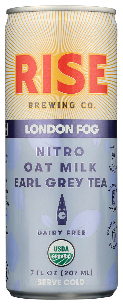 RISE BREWING CO: London Fog Earl Grey Tea Oat Milk Latte, 7 fo