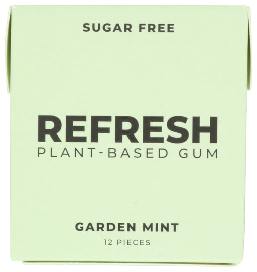 REFRESH GUM: Gum Garden Mint, 12 pc