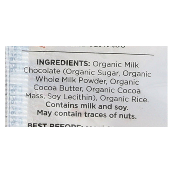 Element Organic Dipped Rice Cakes - Milk Chocolate - Case Of 6 - 3.5 Oz