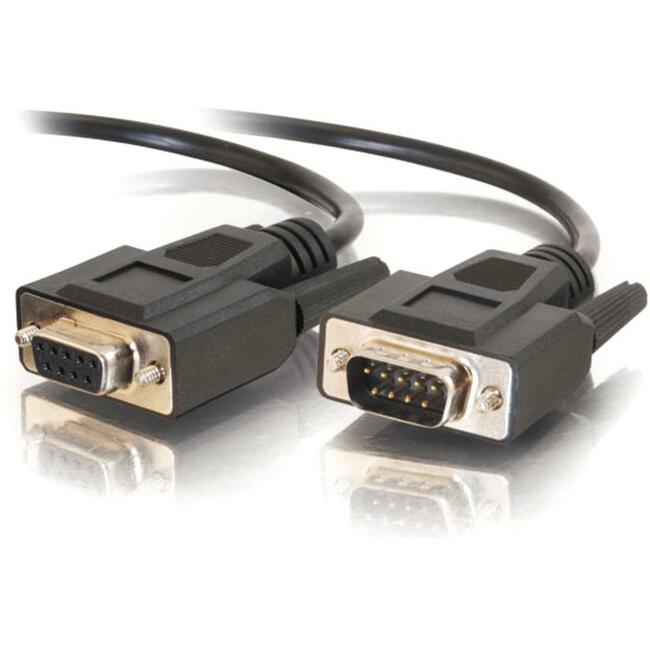 C2G 6ft DB9 M/F Extension Cable - Black