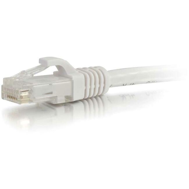 C2G 50ft Cat5e Snagless Unshielded (UTP) Network Patch Cable - White