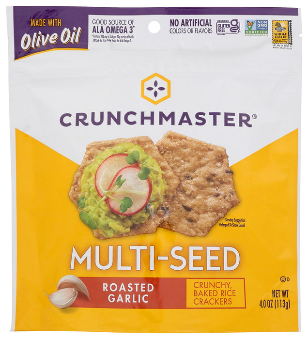 CRUNCHMASTER: Cracker Mltiseed Rstd Grl, 4 oz - No Brand For Less 