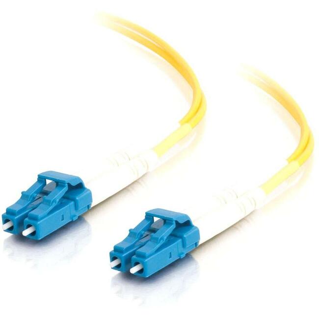 C2G 4m LC-LC 9/125 Duplex Single Mode OS2 Fiber Cable - Yellow - 13ft