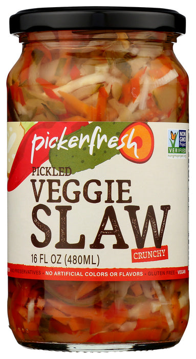 PICKERFRESH: Pickled Veggie Slaw, 16 oz