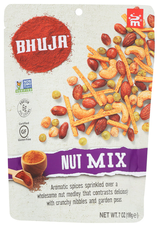  We create crunchy taste sensations that are better for you. Open a bag of BHUJA and you hold adventure in the palm of your hand. BHUJA Snacks is a combination of wholesome ingredients blended in a secret recipe of all natural spices. 