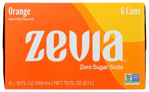 Zevia Orange is clear in color and boldly orange in flavor, making it perfect for just about everyone. Our Orange Soda is like biting into your fave piece of citrus (minus the seeds, the pulp, and potential to squirt juice into your eye). Kick artificial diet orange sodas to the curb and go with Zevia Orange - only natural ingredients, no artificial sweeteners, no calories, no artificial colors, perfectly delicious.