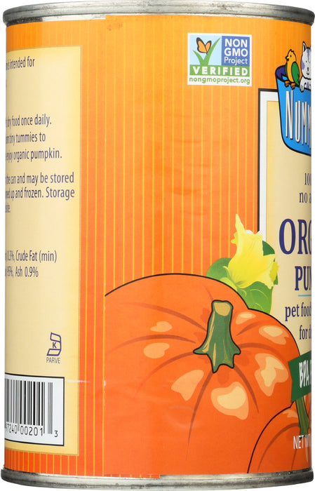 NUMMY TUM TUM:  Pure Pumpkin 100 Percent Organic Dog and Cat Food, 15 oz