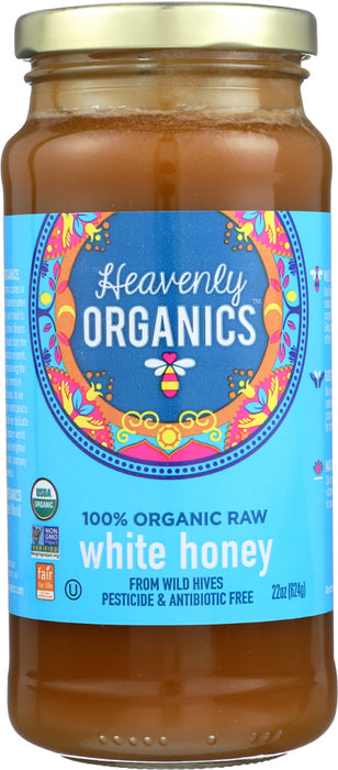 HEAVENLY ORGANICS: White Honey, 22 oz