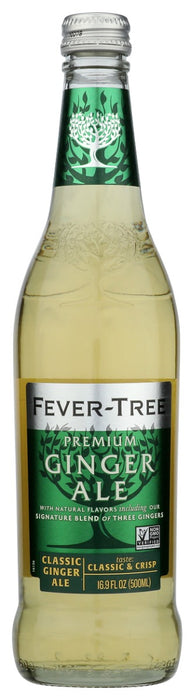 FEVER TREE: Soda Ginger Ale Premium, 16.9 fo