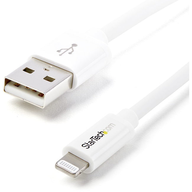 StarTech.com 1m (3ft) White Apple® 8-pin Lightning Connector to USB Cable for iPhone / iPod / iPad