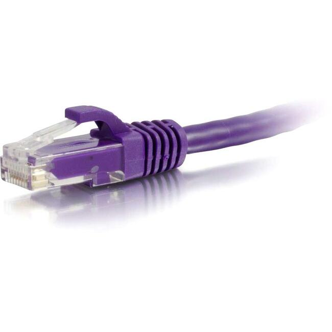 C2G-9ft Cat6 Snagless Unshielded (UTP) Network Patch Cable - Purple