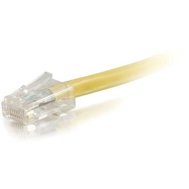 C2G-8ft Cat6 Non-Booted Unshielded (UTP) Network Patch Cable - Yellow