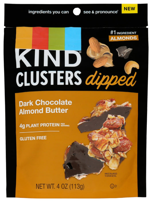 KIND: Nut Almnd Btr Dk Choco, 4 OZ