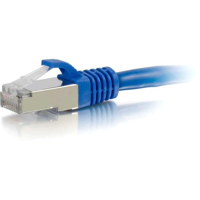 C2G-3ft Cat6 Snagless Shielded (STP) Network Patch Cable - Blue