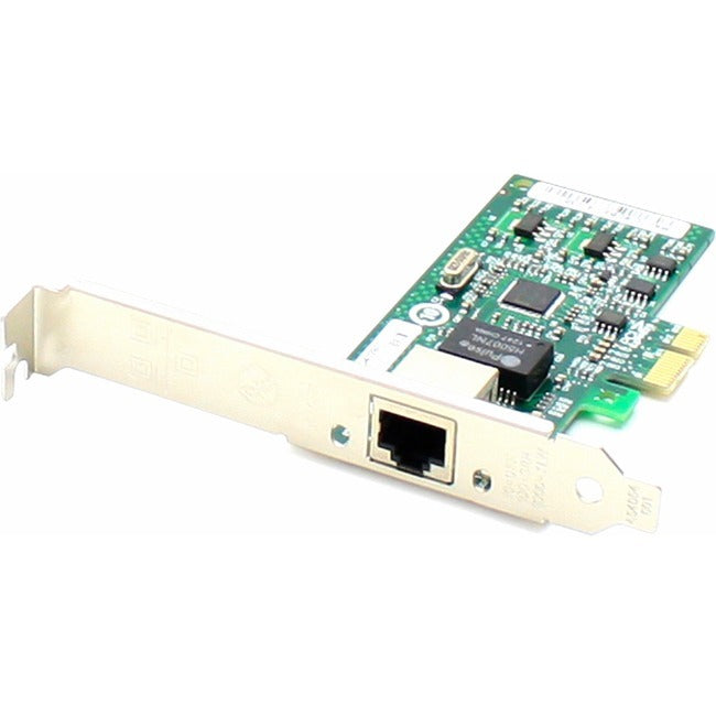 AddOn 10/100/1000Mbs Single Open RJ-45 Port 100m PCIe x4 Network Interface Card