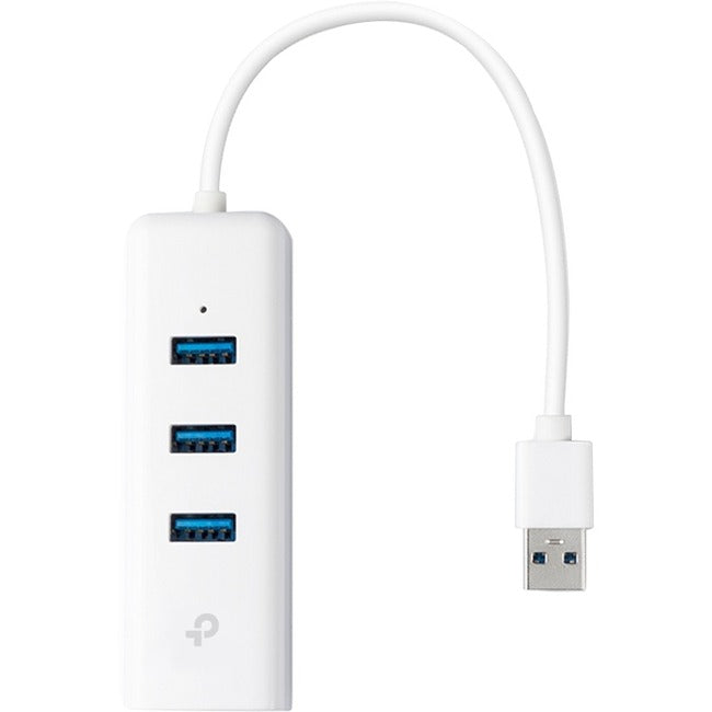 TP-Link USB 3.0 3-Port Hub & Gigabit Ethernet Adapter 2 in 1 USB Adapter