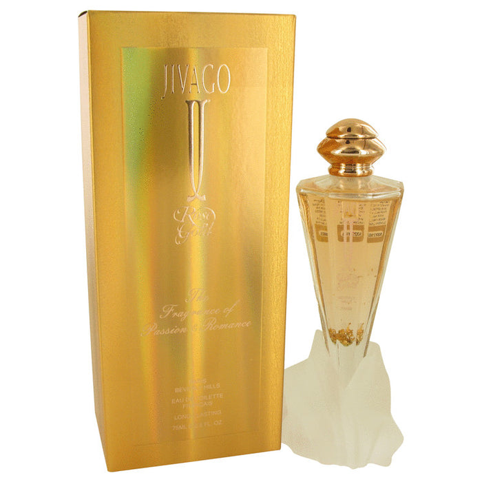 Jivago Rose Gold by Ilana Jivago Eau De Toilette Spray 2.5 oz for Women