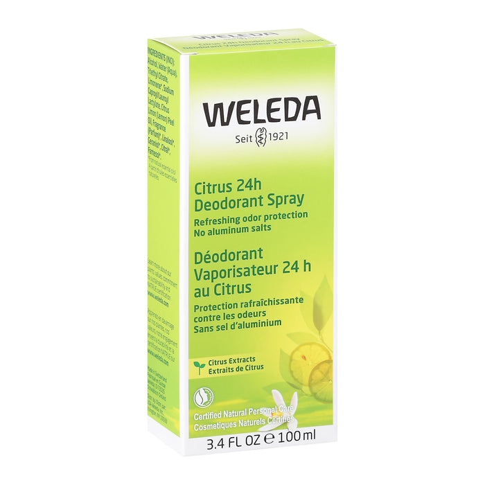 Weleda Deodorant Citrus - 3.4 Fl Oz