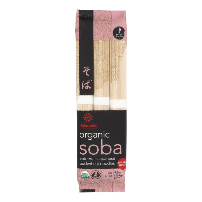 Hakubaku Organic Soba - Case Of 8 - 9.52 Oz.