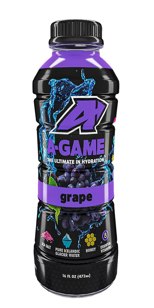 A-GAME: Bev Grape, 16 fo - No Brand For Less 