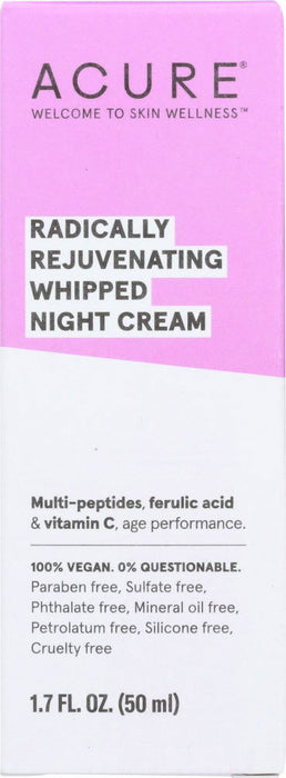 ACURE: Cream Whpd Nght Rejvntng, 1.7 fo - No Brand For Less 