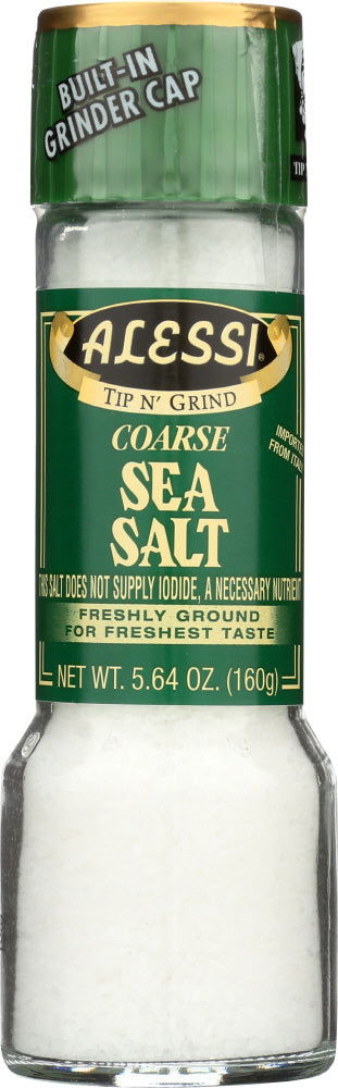 ALESSI: Coarse Sea Salt, 5.64 oz - No Brand For Less 