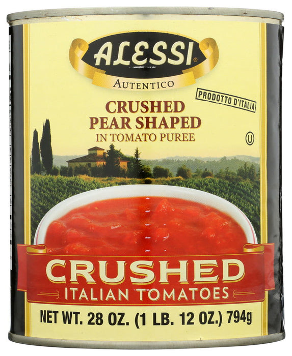 ALESSI: Crushed Tomato, 28 oz - No Brand For Less 