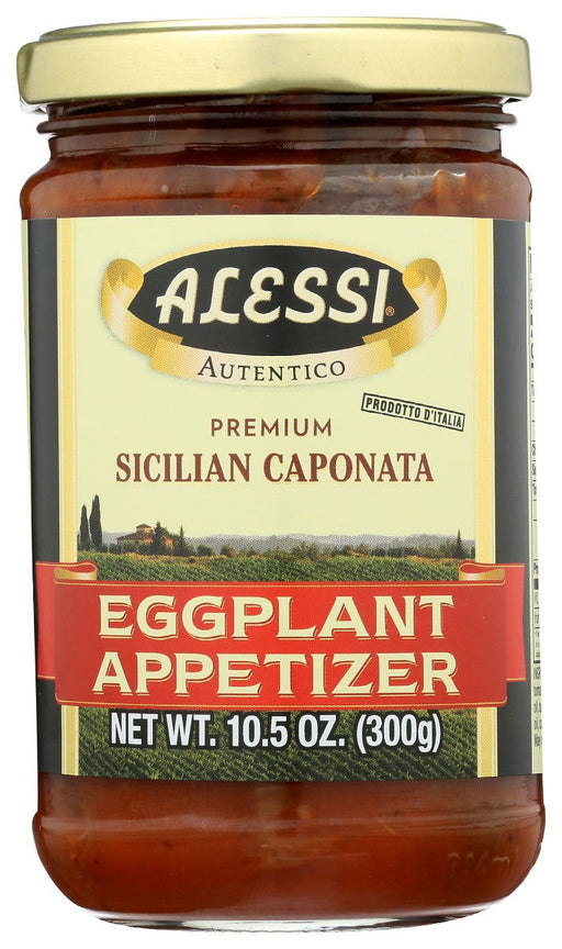 ALESSI: Eggplant Caponata, 10.5 oz - No Brand For Less 