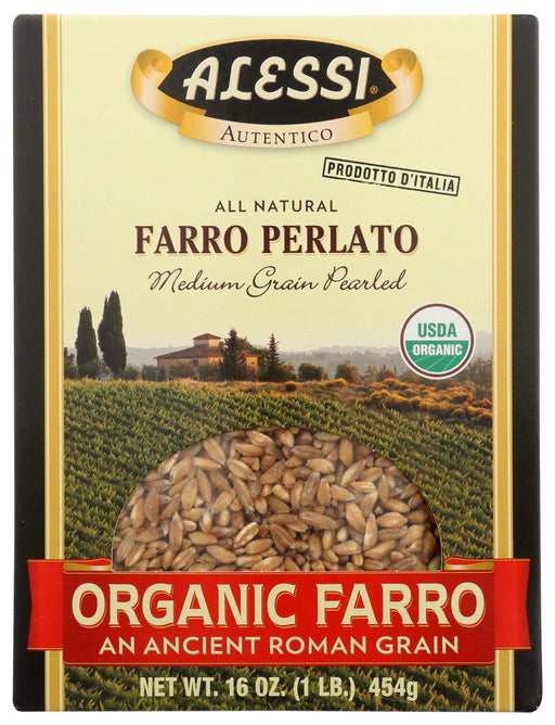 ALESSI: Farro Org, 16 oz - No Brand For Less 