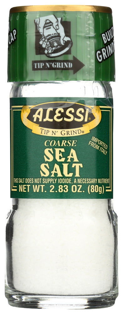 ALESSI: Grinder Sea Salt Course, 2.83 oz - No Brand For Less 