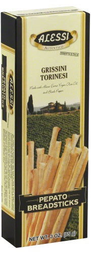 ALESSI: Pepato Breadsticks, 4.4 oz - No Brand For Less 