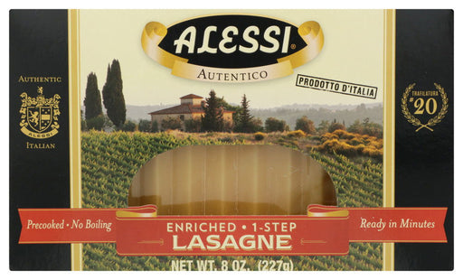 ALESSI: Pre Cooked Lasagne, 8 oz - No Brand For Less 