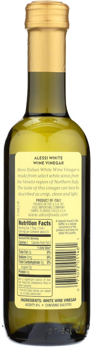 ALESSI: Vinegar Wine White, 12.75 oz - No Brand For Less 