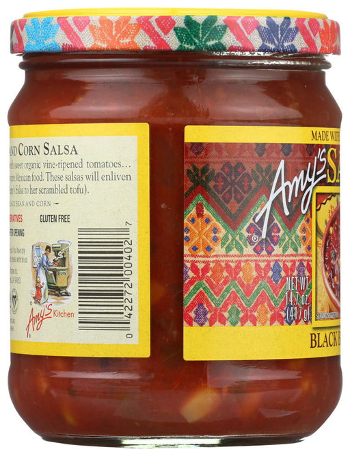 AMY'S: Black Bean & Corn Salsa, 14.7 oz - No Brand For Less 