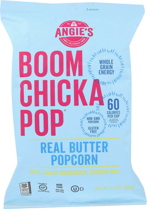 ANGIES: Boomchickapop Real Butter Popcorn, 4.4 oz - No Brand For Less 