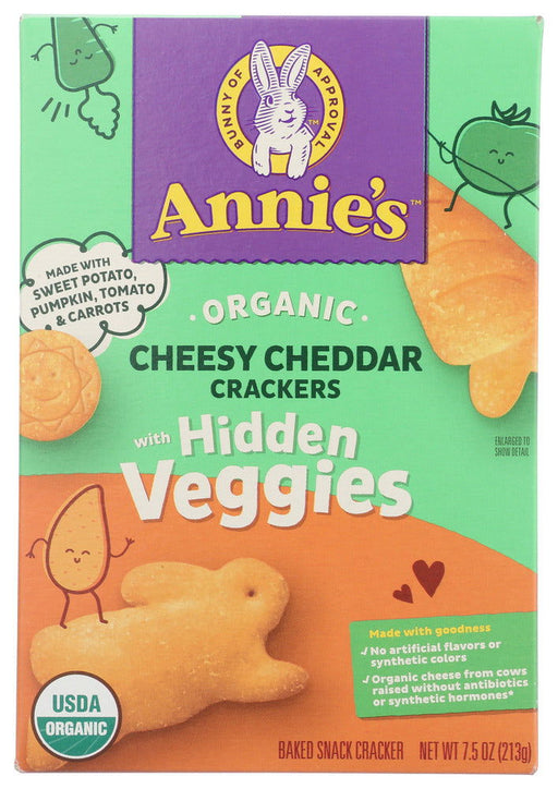 ANNIES HOMEGROWN: Cracker Veggie Cheese Org, 7.5 oz - No Brand For Less 