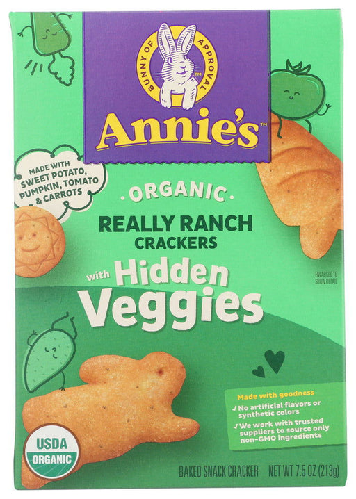 ANNIES HOMEGROWN: Cracker Veggie Ranch Org, 7.5 oz - No Brand For Less 