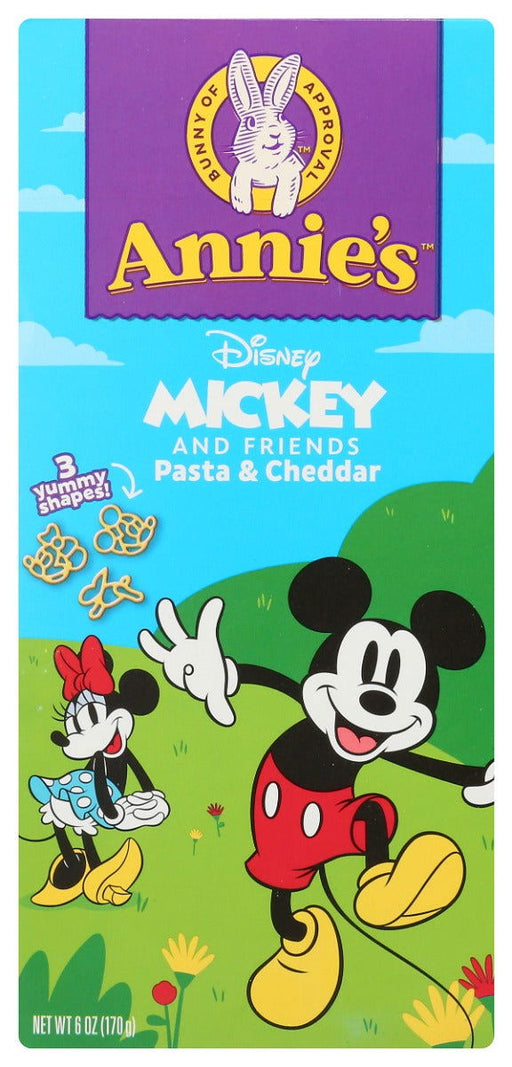 ANNIES HOMEGROWN: Mickey and Friends Shapes Pasta, 6 oz - No Brand For Less 