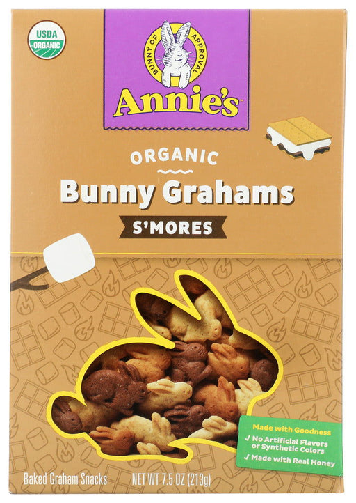 ANNIES HOMEGROWN: Organic Bunny Grahams Smores, 7.5 oz - No Brand For Less 