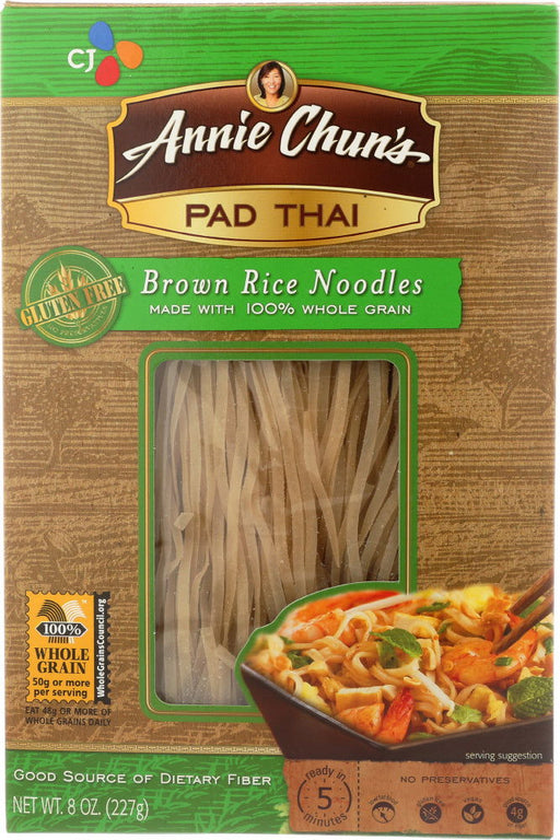 ANNIE CHUN'S: Brown Rice Noodles Pad Thai, 8 oz - No Brand For Less 