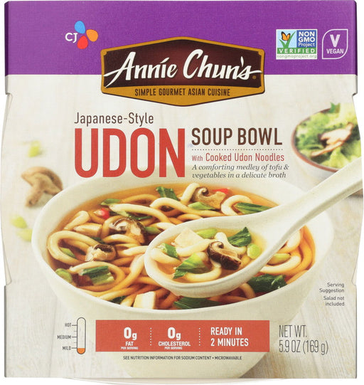 ANNIE CHUN'S: Udon Soup Bowl Mild, 5.9 Oz - No Brand For Less 