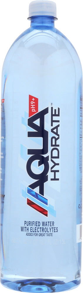 AQUA HYDRATE: Water Alkaline ph 9+, 1.5 lt - No Brand For Less 